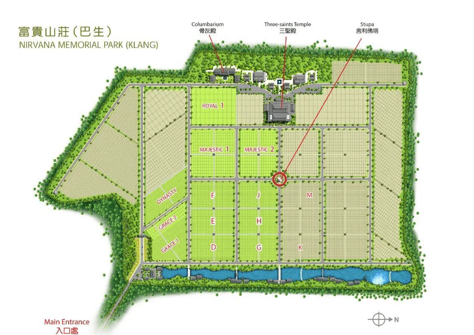 nirvana memorial park klang master plan